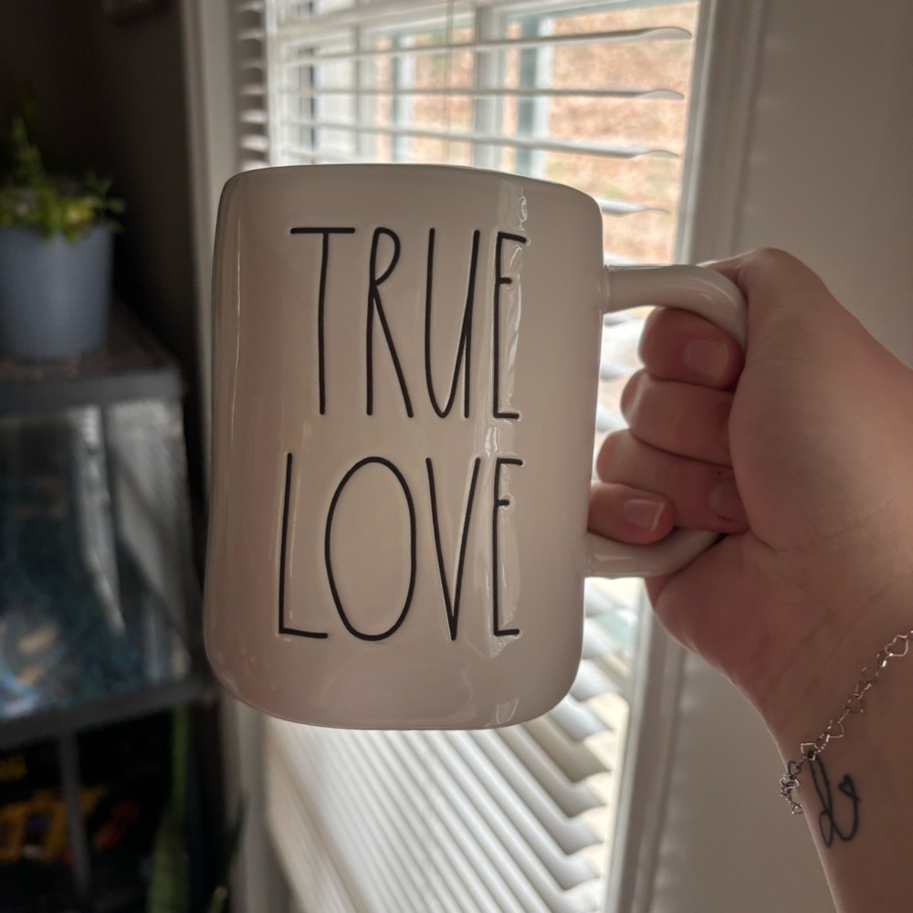 Rae Dunn Disney True Love Belle Rose Mug